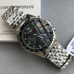 ⁦Emporio Armani Men's Team Italia Chronograph Watch Steel AR5983⁩ - الصورة ⁦2⁩
