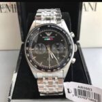Emporio Armani Men's Team Italia Chronograph Watch Steel AR5983